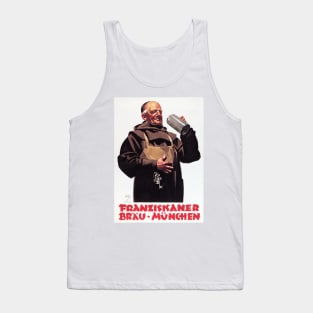 FRANZISKANER BRAU MUNCHEN German Vintage Beer Advertisement Tank Top